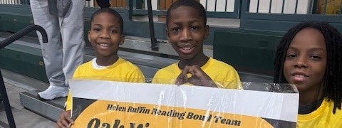 Helen Ruffin Reading Bowl Team at the Parade